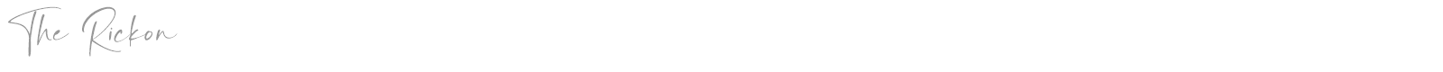 The Rickon font preview